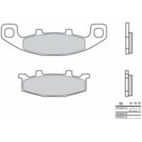 BREMBO Street Sintered Metal Brake pads - 07KA09SA for Kawasaki, Suzuki, Hyosung
