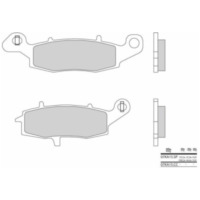 BREMBO Street Sintered Metal Brake pads - 07KA15SP for Kawasaki VULCAN1500, VULCAN1600, VULCAN1700