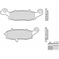 BREMBO Street Sintermetall Bremsbeläge - 07KA18SA für Suzuki DL1000V-STROM, DL650V-STROM, GS500 Kawasaki ER-6F, ER-6N, GPZ1100