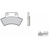 BREMBO Off-Road Sintermetall Bremsbeläge - 07PO03SD für Polaris 2502X4, 2504X4, 3002X4