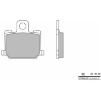 BREMBO Street Carbon Ceramic Brake pads - 07YA0609 for Yamaha RD350