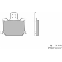 BREMBO Street Carbon Keramik Bremsbeläge - 07YA0609 für Yamaha RD350