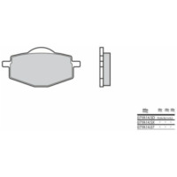 BREMBO Off-Road Sintered Metal Brake pads - 07YA14SD for Yamaha DT125, DT200, TDR125 Gilera 250OREGONQUAD