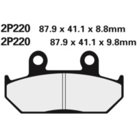 NISSIN Street Halbmetallische Bremsbeläge - 2P-220NS für Honda CBR1000F, CBR750F, CD250 Cagiva CANYON500, CANYON900, ELEFANT900