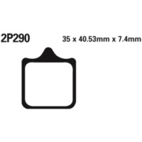 NISSIN Street /Off-Road Sintered Metal Brake pads - 2P-290ST for Husqvarna, Benelli, Ducati