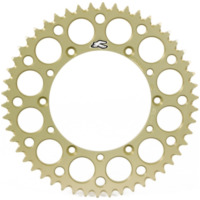 RENTHAL Aluminium Ultra-Light Self-Cleaning Hard Anodized Rear Sprocket - 520 for Yamaha TT-R125, WR125, WR250 150U-520-49GBHA