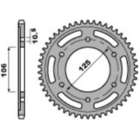PBR Racing Aluminium Ultra-Light Rear Sprocket - 525 for Husaberg FE390, FE450, FE570 Triumph DAYTONA675, STREETTRIPLE675, TIGER800 4529.46.L