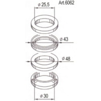 BUZZETTI Steering Bearings for Peugeot KISBEE504T