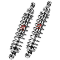 BITUBO WMB03 Twin Rear Shock Absorbers - Chrome for Moto Guzzi 1000SP, 850LEMANSI, 850LEMANSII