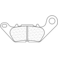 CL BRAKES Street Sintermetall Bremsbeläge - 1224S4 für Yamaha YBR125