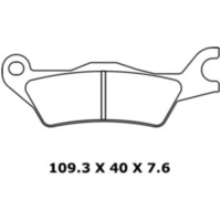 CL BRAKES Street Sintermetall Bremsbeläge - 1258XBK5 für Suzuki GSX-R125, GSX-S125