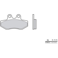 BREMBO Scooter Carbon Ceramic Brake pads - 07068CC for MBK FLAMEX125 Yamaha CYGNUS125