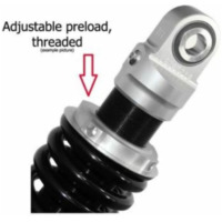 YSS Topline Z-Series MZ456 Rear Shock Absorber for Yamaha TRACER900
