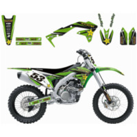 BLACKBIRD Rockstar Energy Graphic Kit for: Kawasaki KX250F