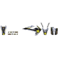 BLACKBIRD Rockstar Energy Graphic Kit for: Husqvarna TC/FC TE/FE for FC250, FC350, FC450