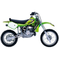 BLACKBIRD Dream Graphic 4 Complete Graphic Kit for: Kawasaki KX60 for KX65