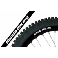 Felgendeko universal Schwarzbird schwarz Replica für: Honda Racing