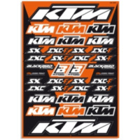 Universal-Aufkleber-Kit Schwarzbird Racing für: KTM SX/SX-F EXC/EXC-F