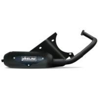 YASUNI Eco Full Exhaust System - Steel Black for Kymco DINK50, DINKCLASSIC50, HEROISM50 SYM JET502T