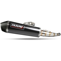 YASUNI 4 Black Edition Full Exhaust System - Steel Black for: Honda PCX 125 for SH125