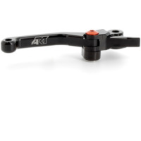 ART Bremshebel klappbar schwarz/Schraube orange einzeln für KTM 125EXC, 125SX, 150SX TM Racing EN125, MX125, MX85