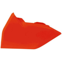 RACETECH Left Air Box Cover Left Side Neon Orange for: KTM for 125SX, 125XC-W, 150EXC