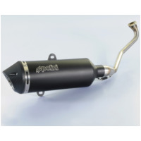 POLINI Maxi-Scooter Full Exhaust System - Black Aluminium Yamaha for TRICITY125