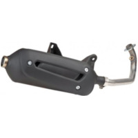 TECNIGAS New Maxi 4 Full Exhaust System - Black Aluminium for: Vespa GTS 125 for SYM GTS1254T