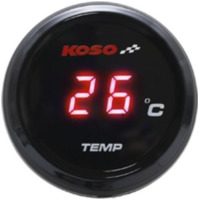 KOSO i-GEAR Wassertemperaturanzeige rot