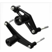 GB RACING CRASH MUSHROOM SET UPPER for: TRIUMPH DAYTONA 675 06-10 / 675R 11-12 / STREET TRIPLE 675, R 07-12
