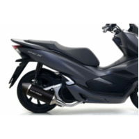 MALOSSI RX komplette Auspuffanlage - Aluminium schwarz Carbon PCX 125 €4 für Honda