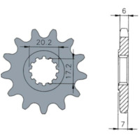 TECNIUM Standard Stahlritzel vorne 1120 - 420 für Rieju, Peugeot, Aprilia