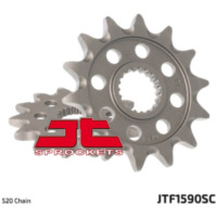 JT SPROCKETS Selbstreinigendes Stahlritzel vorne 1590 - 520 für Yamaha, für: Gas Gas, Fantic JTF1590.14SC