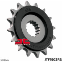 JT SPROCKETS Steel Noise-Free Front Sprocket 1902 - 520 for KTM 400DUKE, 400EGS, 400LC4ENDURO Husqvarna 701ENDURO, 701SUPERMOTO, SVARTPILEN701 JTF1902.17RB