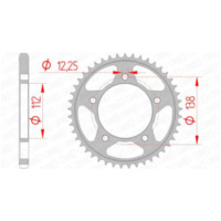 AFAM Standard Stahlritzel hinten 10613 - 525 für Honda CB600FHORNET, CB650F, CB650R
