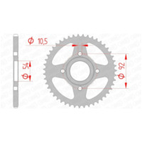 AFAM Steel Standard Rear Sprocket 12112 - 420