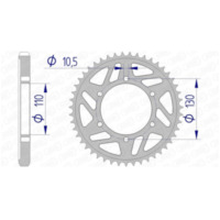 AFAM Aluminiumritzel hinten 13813 - 530 für Yamaha FZ1N, FZ1S, FZ6600 Suzuki GSX-R1000