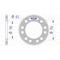 AFAM Aluminiumritzel hinten 15206 - 520 für Husqvarna, Sherco, für: Gas Gas