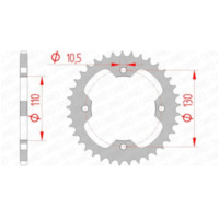 AFAM Standard Stahlritzel hinten 16406 - 520 für Kawasaki KFX450 16406-36