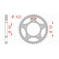 AFAM Standard Stahlritzel hinten 35802 - 525 für Aprilia CAPONORD1200, DORSODURO1200, DORSODURO750 35802-42