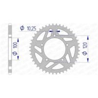 AFAM Aluminiumritzel hinten 36801 - 520 für Aprilia RS125, RSV1000, RSV4 36801-45