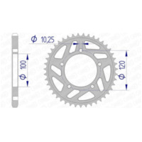 AFAM Aluminiumritzel hinten 36802 - 525 für Aprilia RSV1000, RSV4