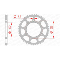 AFAM Standard Stahlritzel hinten 41100 - 420 für Derbi, Gilera, Aprilia