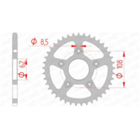 AFAM Standard Stahlritzel hinten 44203 - 520 für Cagiva MITO125, PLANET125, RAPTOR125 Aprilia PEGASO125, RS125, TUAREG125 44203-41