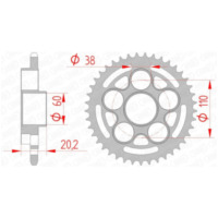 AFAM Standard Stahlritzel hinten 50614 - 520 für Ducati 800MONSTER