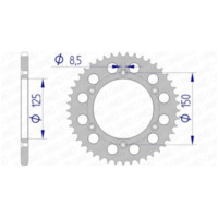 AFAM Aluminiumritzel hinten 72304 - 520 für KTM, Husqvarna, Husaberg 72304N-42