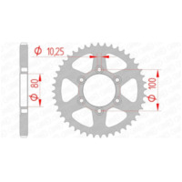 AFAM Standard Stahlritzel hinten 92666 - 525 92666-40