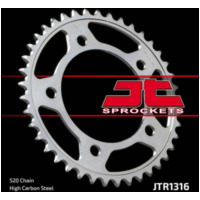 JT SPROCKETS Steel Standard Rear Sprocket 1316 - 520 for Honda CB500F, CB500X, CBR500R JTR1316.39