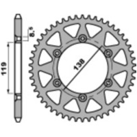PBR Steel Standard Rear Sprocket 213 - 520 for Husaberg 350E, FE350, FE400