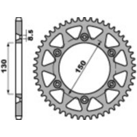 PBR Aluminium Ultra-Light Rear Sprocket 270 - 520 for Yamaha, Honda, Fantic 270.49.L